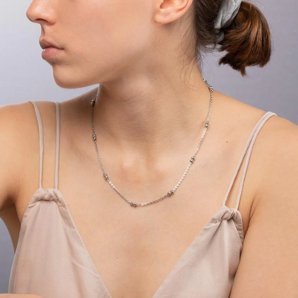 Collana Acciaio inossidabile 45 cm Ø2 mm - Image 2