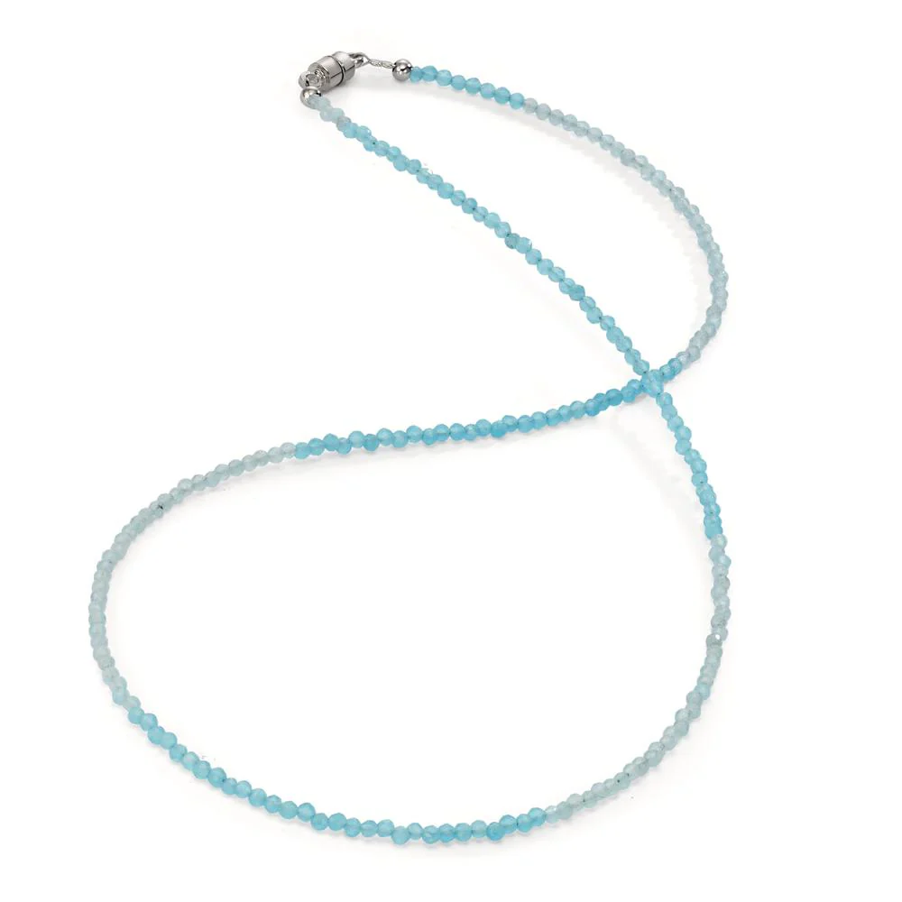 Collana Acciaio inossidabile Acquamarina 2 mm 43 cm - Image 3