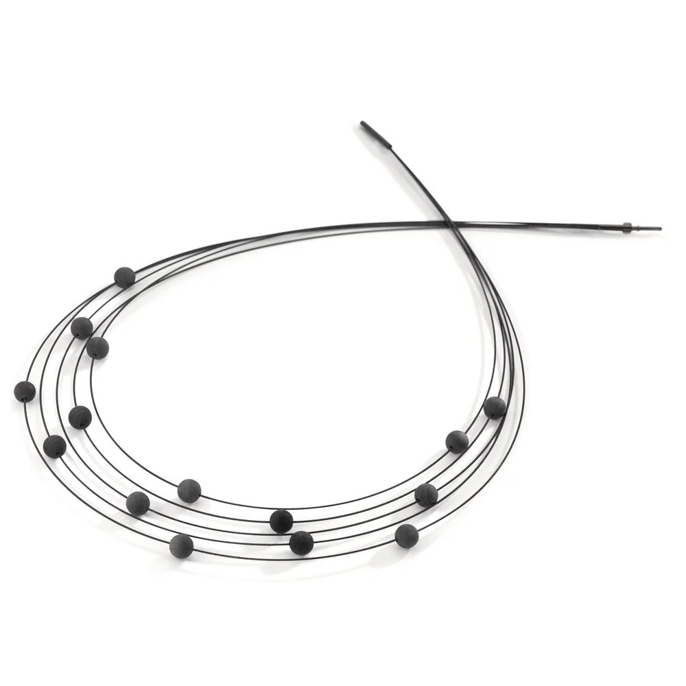 Collana Acciaio inossidabile, Carbonio 45 cm - Image 2