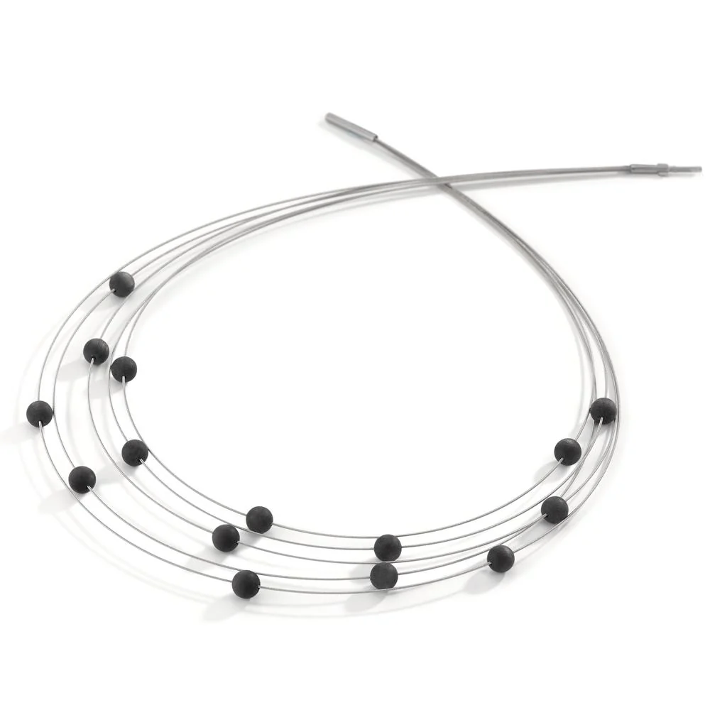 Collana Acciaio inossidabile, Carbonio 45 cm - Image 2