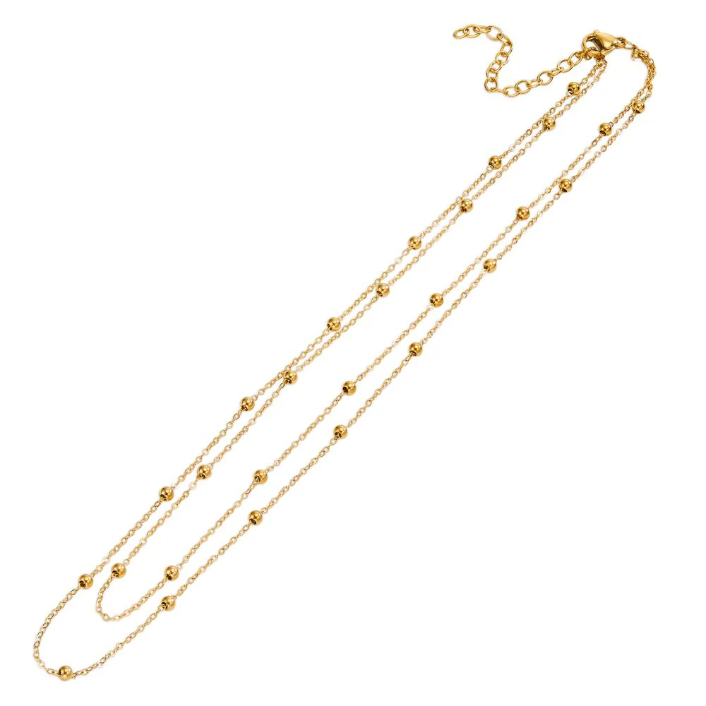 Collana Acciaio inossidabile giallo rivestimento IP 40-45 cm - Image 2