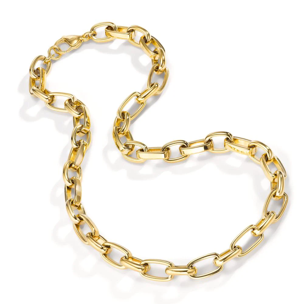 Collana Acciaio inossidabile giallo rivestimento IP 48 cm - Image 2