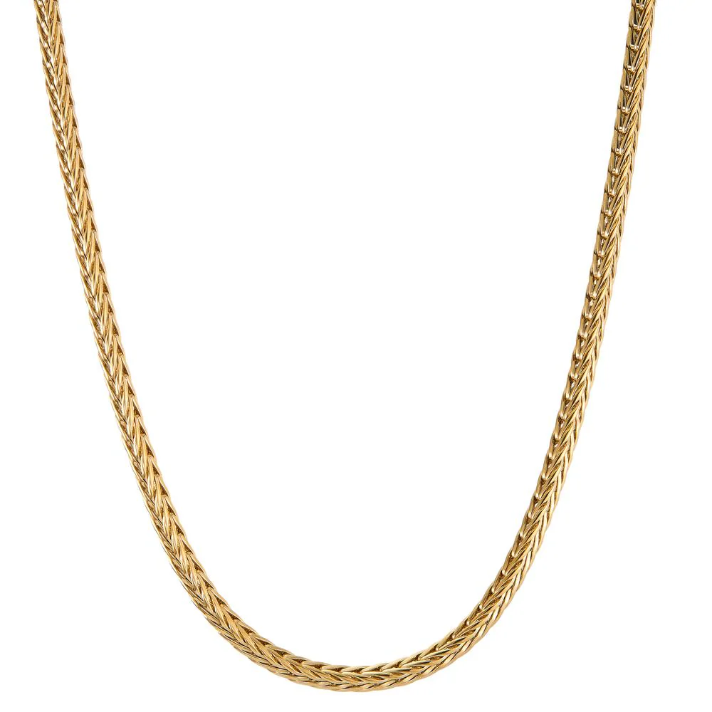 Collana Acciaio inossidabile giallo rivestimento IP 50 cm Ø2.5 mm