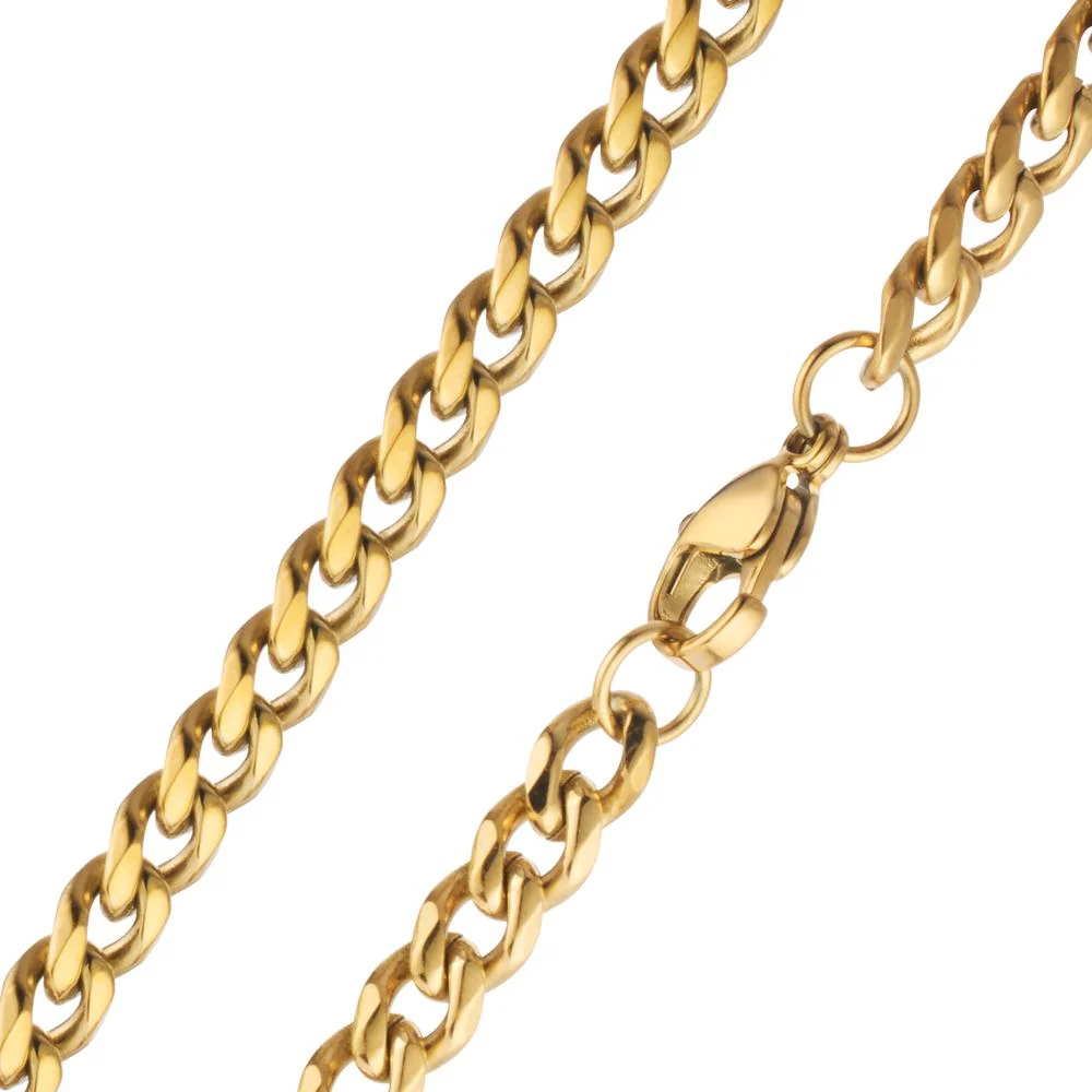 Collana Acciaio inossidabile giallo rivestimento IP 60 cm - Image 3