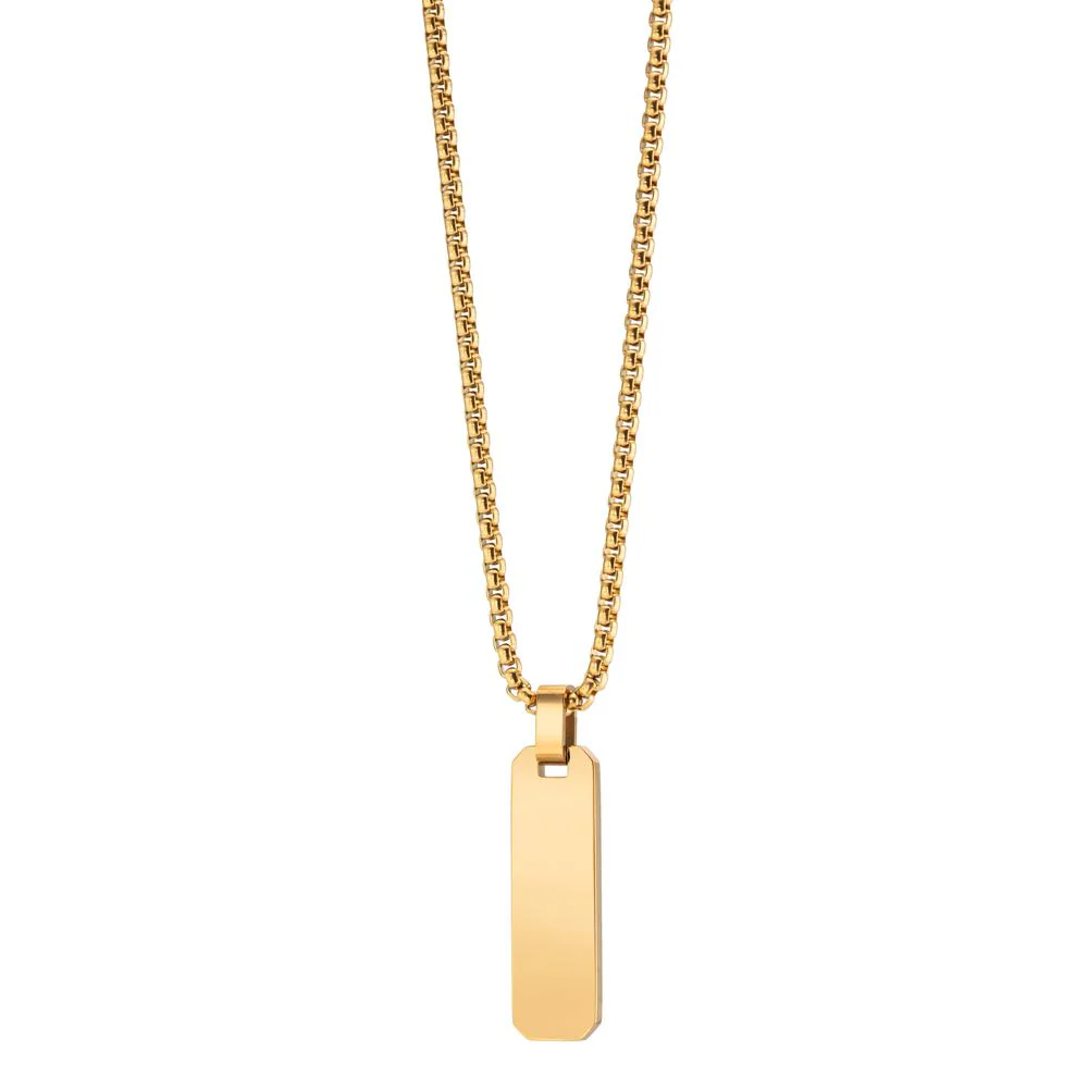 Collana Acciaio inossidabile giallo rivestimento IP