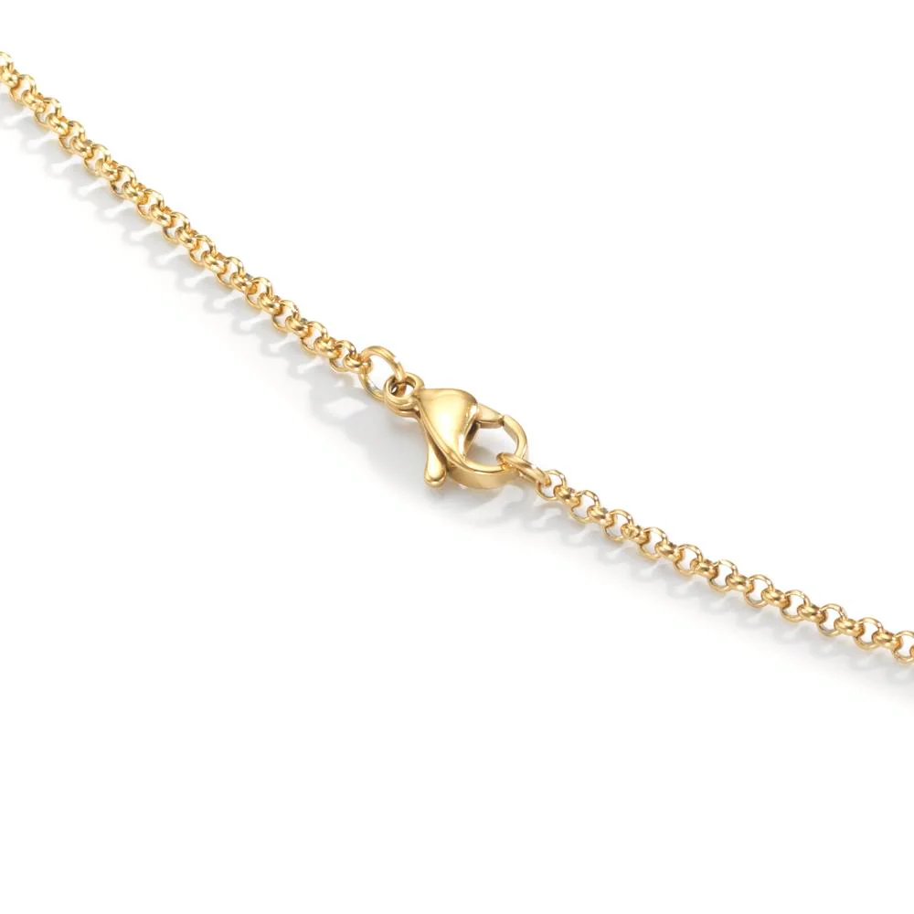 Collana Acciaio inossidabile giallo rivestimento IP 90 cm - Image 3