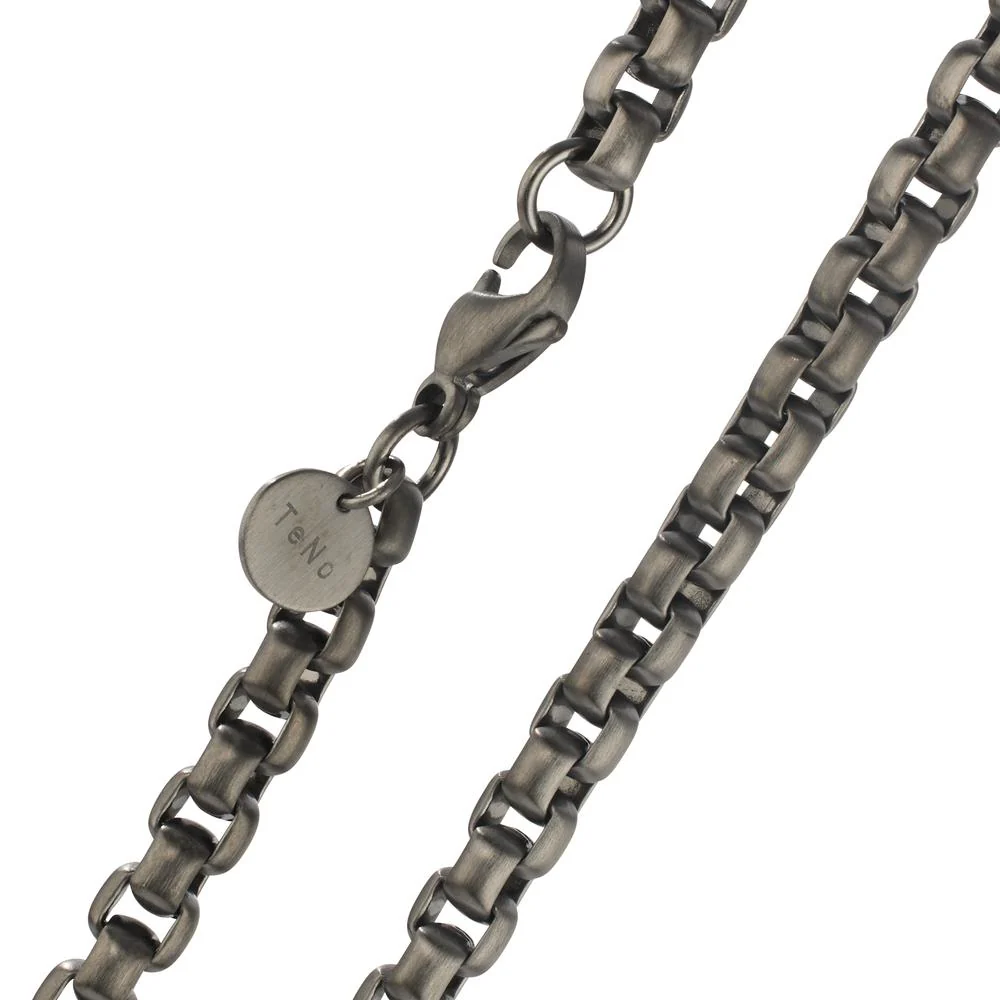 Collana Acciaio inossidabile grigio rivestimento IP 60 cm - Image 3