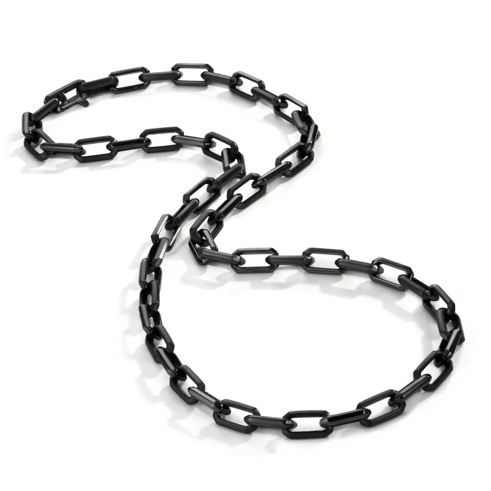 Collana Acciaio inossidabile nero rivestimento IP 50 cm - Image 3