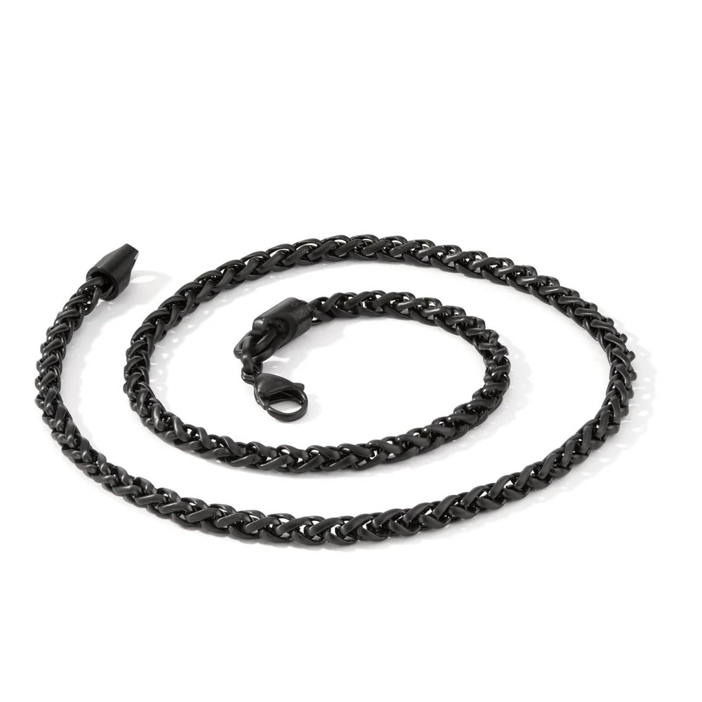 Collana Acciaio inossidabile nero rivestimento IP 60 cm Ø4.5 mm - Image 3