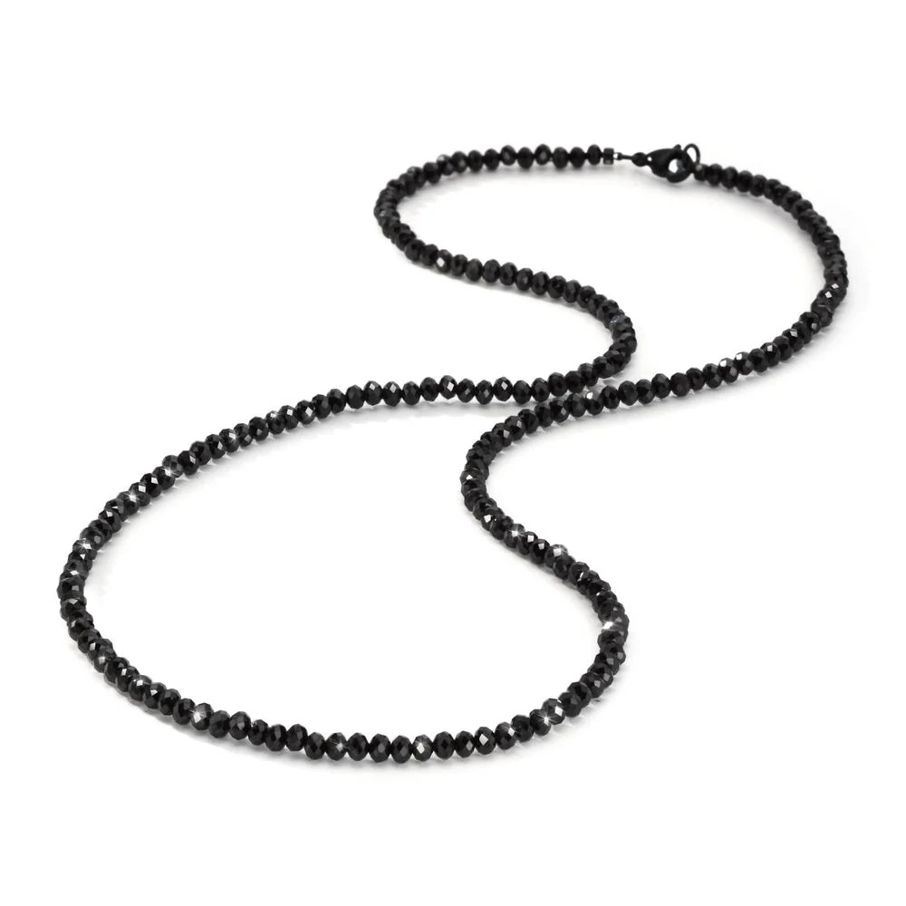 Collana Acciaio inossidabile Spinello nero, 4 mm nero rivestimento IP 55 cm - Image 2