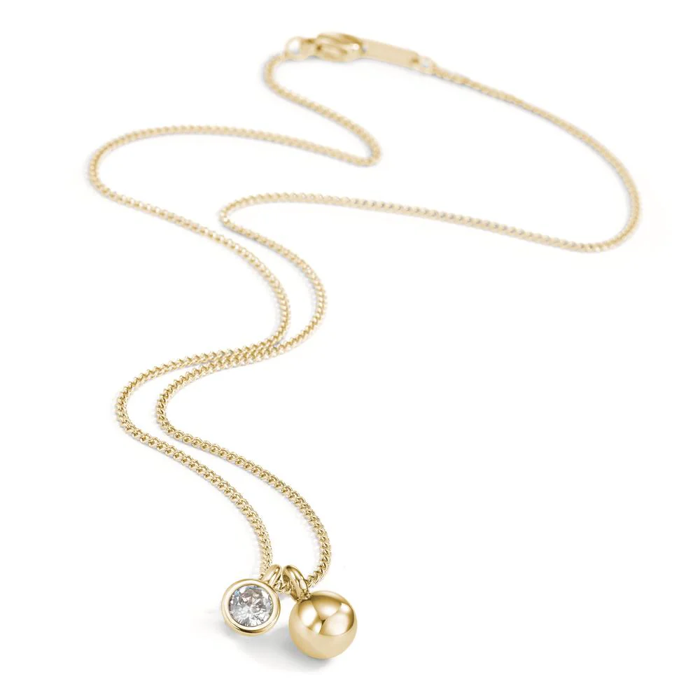 Collana Acciaio inossidabile Zirconia rivestimento IP 45 cm Ø8 mm - Image 2