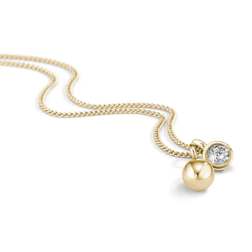 Collana Acciaio inossidabile Zirconia rivestimento IP 45 cm Ø8 mm - Image 3
