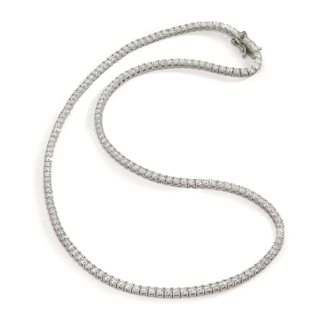 Collana Argento Moissanite 10.10 ct, GRA, 2.5 mm rodiato 45 cm - Image 3