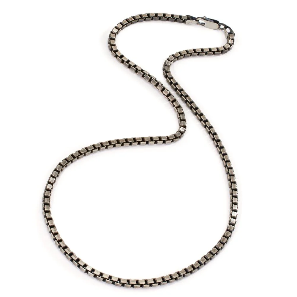 Collana Argento patinato 50 cm - Image 3