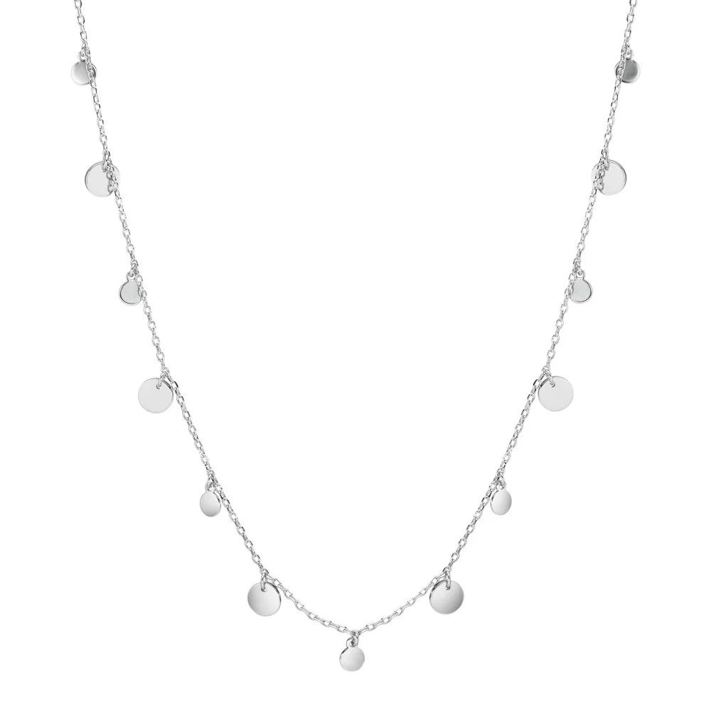 Collana Argento rodiato 40-45 cm