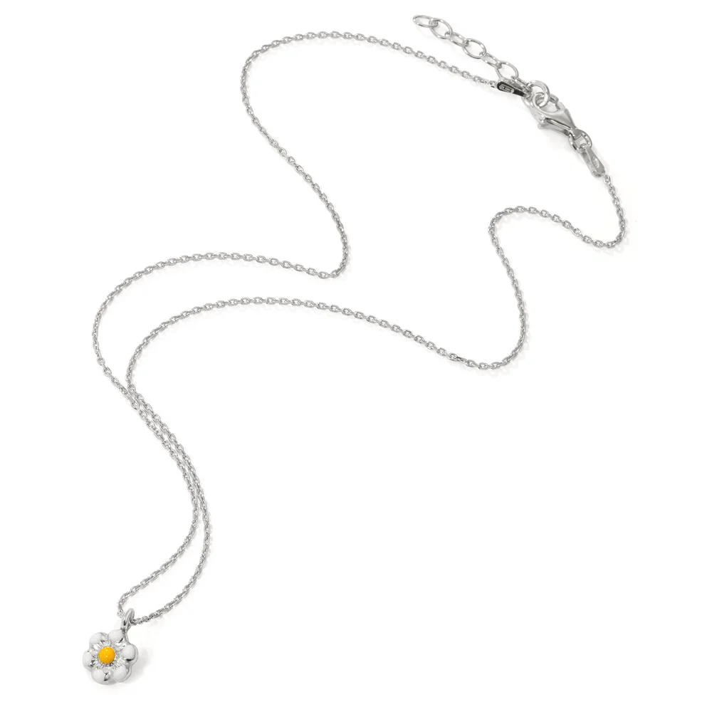 Collana Argento rodiato Fiore 36-38 cm Ø7 mm - Image 2
