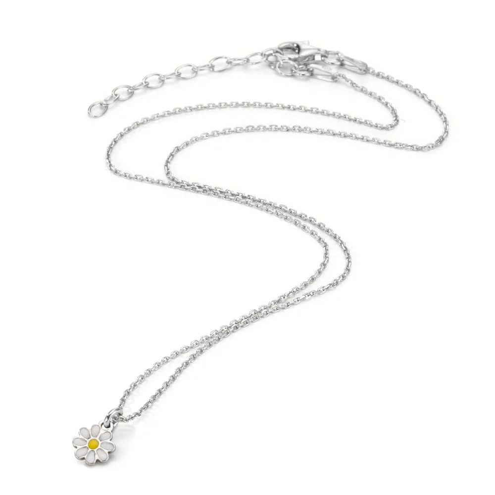 Collana Argento rodiato Fiore 36-40 cm - Image 2