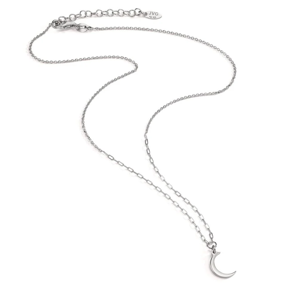 Collana Argento rodiato Luna 39-43 cm - Image 2