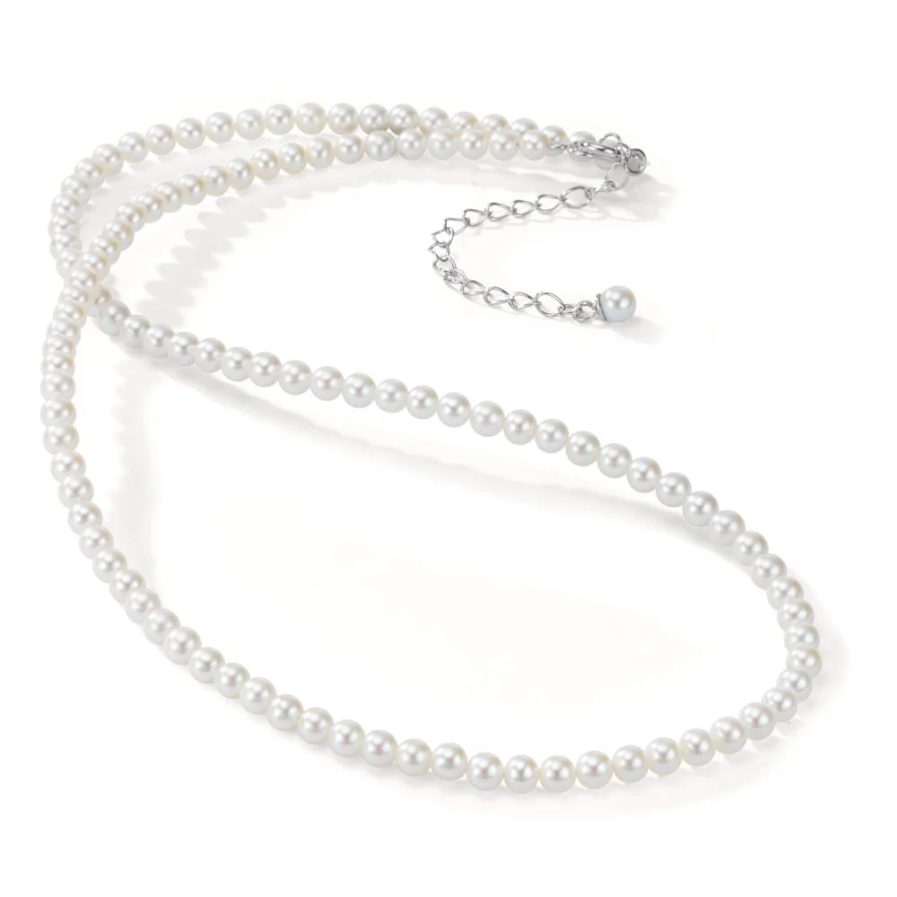 Collana Argento rodiato Perla coltivata d'acqua dolce [Rund] 2.5-3 mm 40-45 cm - Image 2