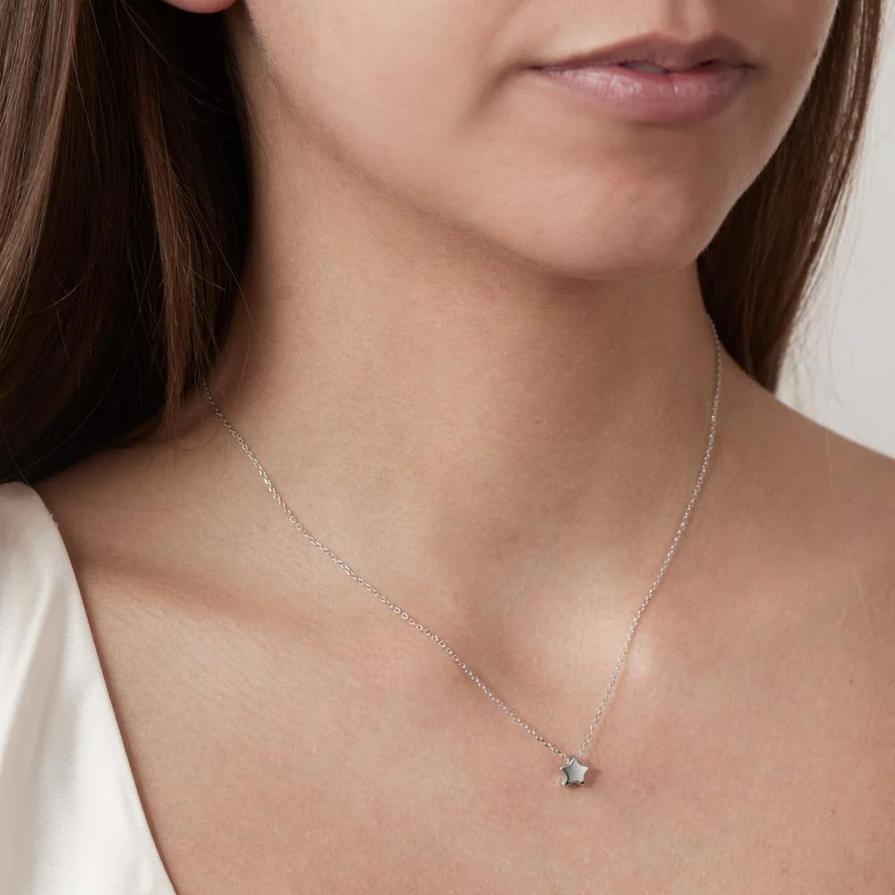 Collana Argento rodiato Stella 40-44 cm - Image 3