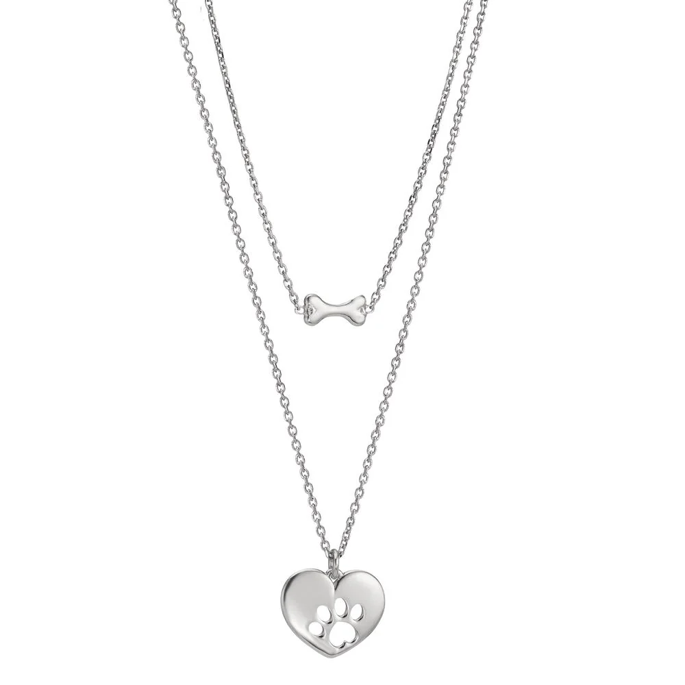 Collana Argento rodiato Zampa 42-45 cm
