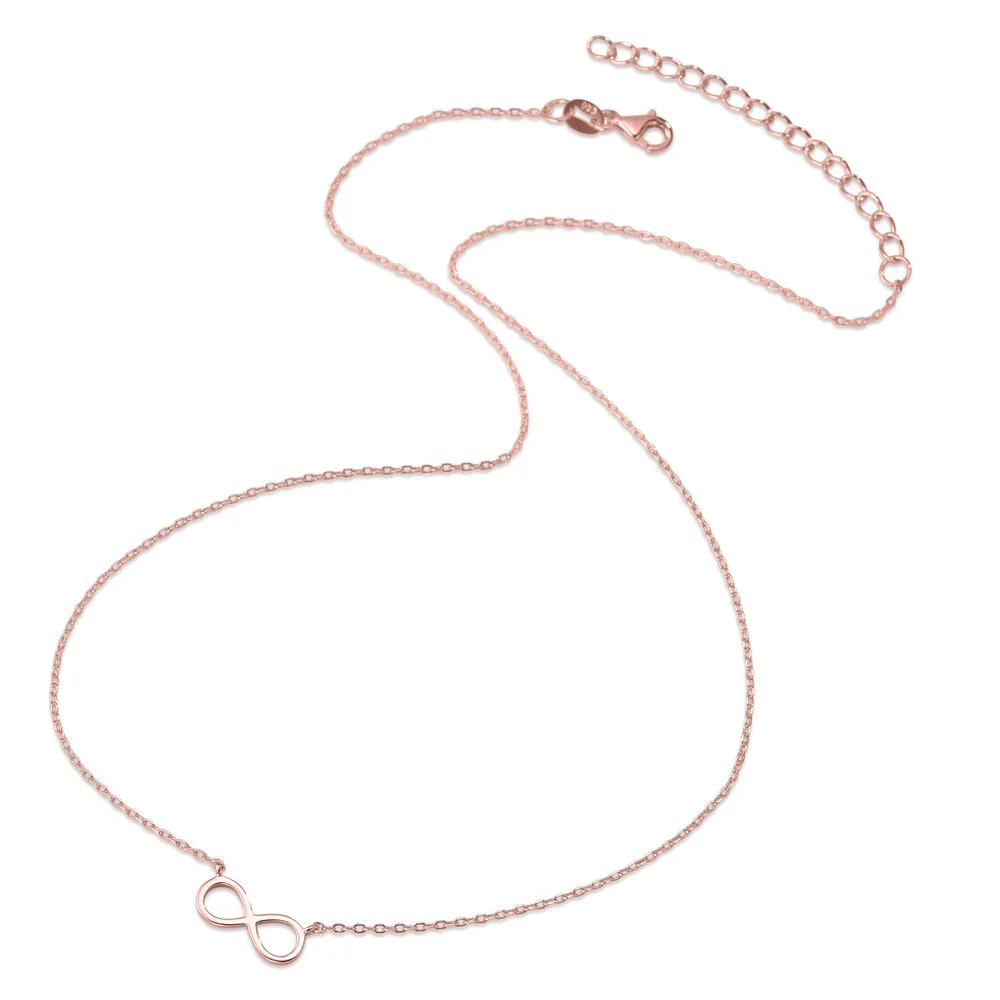Collana Argento rosa dorato Infinito 39-44 cm - Image 2