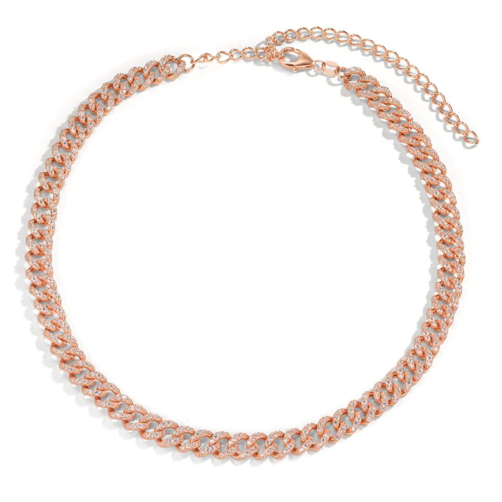 Collana Argento Zirconia dorato 37-45 cm - Image 2