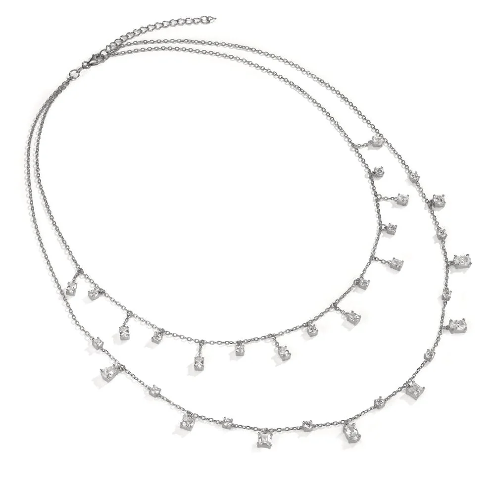 Collana Argento Zirconia rodiato 39-44 cm - Image 2