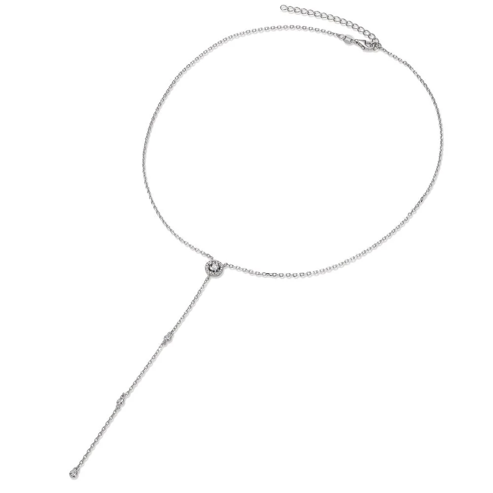 Collana Argento Zirconia rodiato 40-45 cm - Image 2
