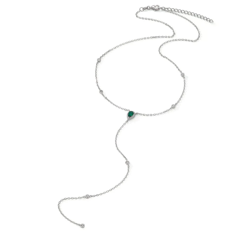 Collana Argento Zirconia rodiato 40-45 cm - Image 2