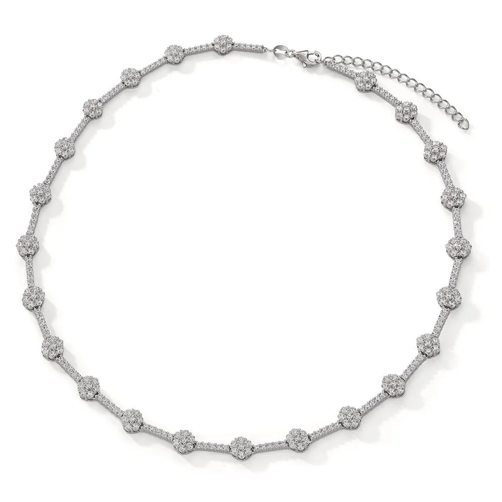 Collana Argento Zirconia rodiato 40-45 cm - Image 2