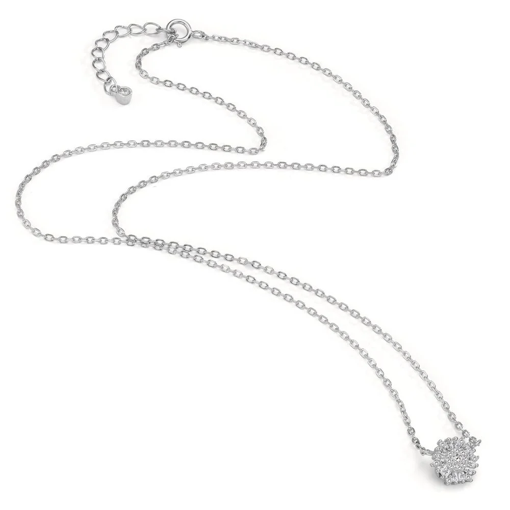 Collana Argento Zirconia rodiato 42-45 cm - Image 2