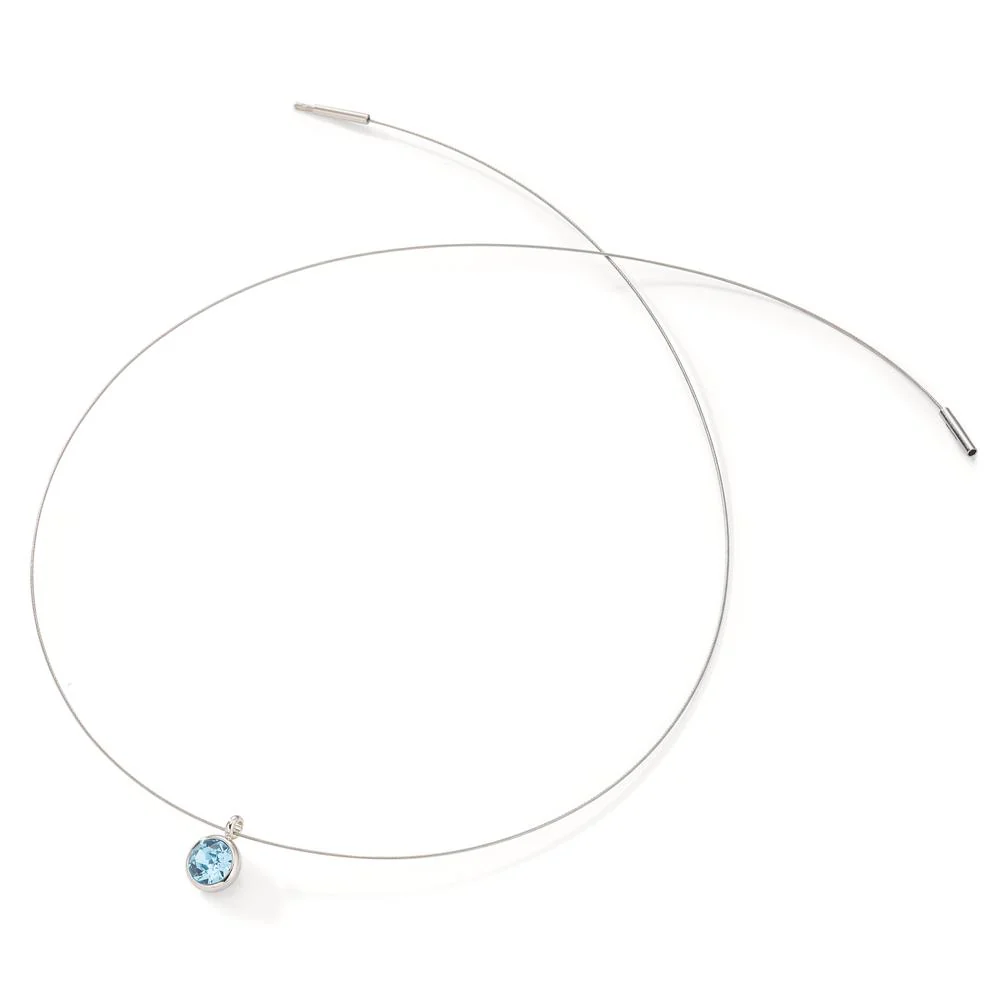 Collana Bronzo Zirconia acqua 45 cm Ø8 mm - Image 3