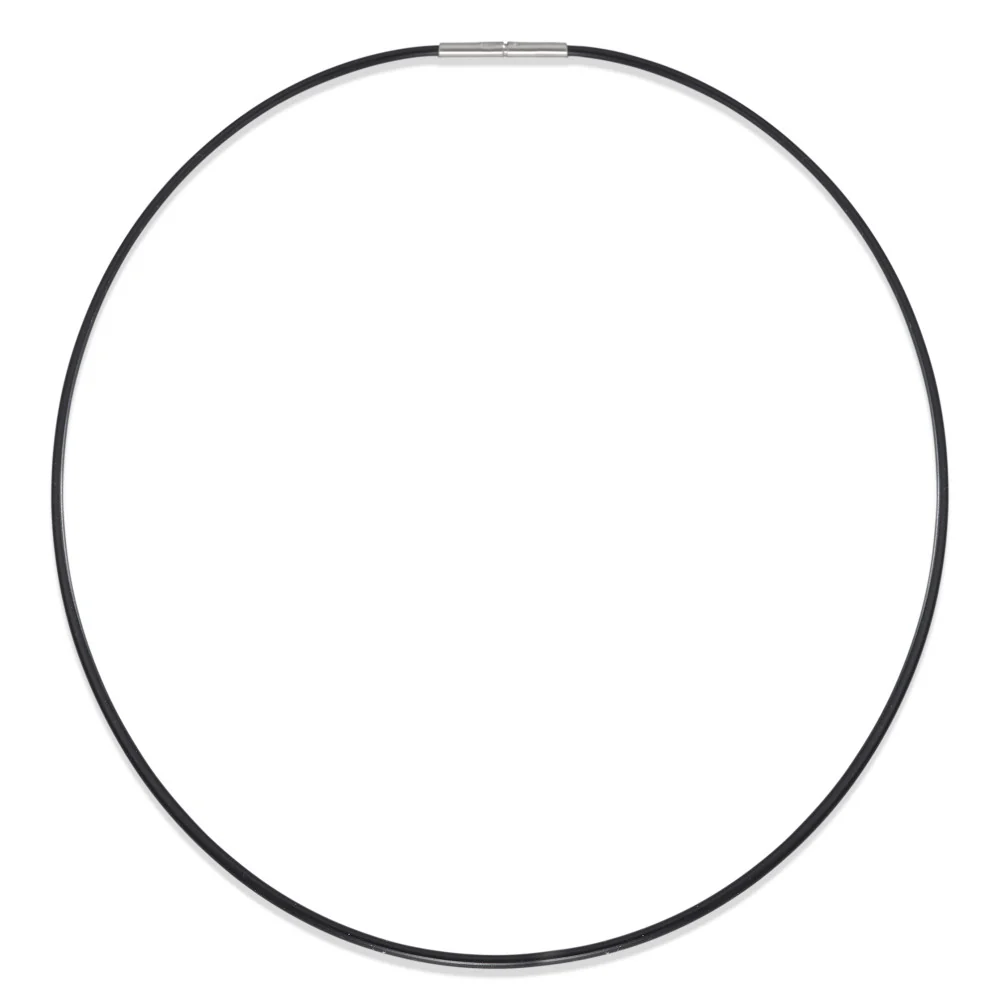 Collana Gomma, Acciaio inossidabile 40 cm