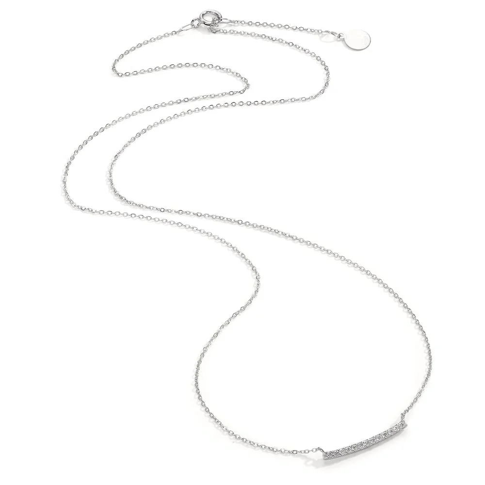 Collana Oro bianco 750/18 carati Diamante 0.06 ct, 13 pietra, w-si 40-42 cm - Image 2