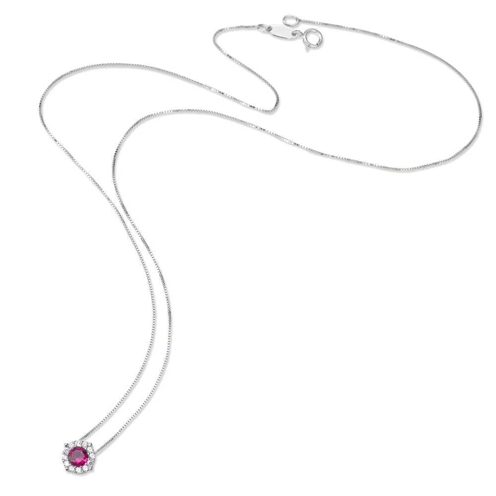 Collana Oro bianco 750/18 carati Zirconia 42 cm - Image 2