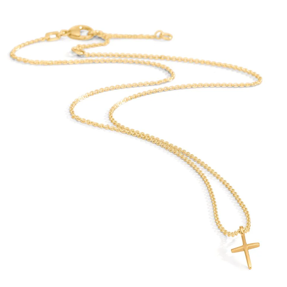Collana Oro giallo 375/9K Croce 38-42 cm - Image 2