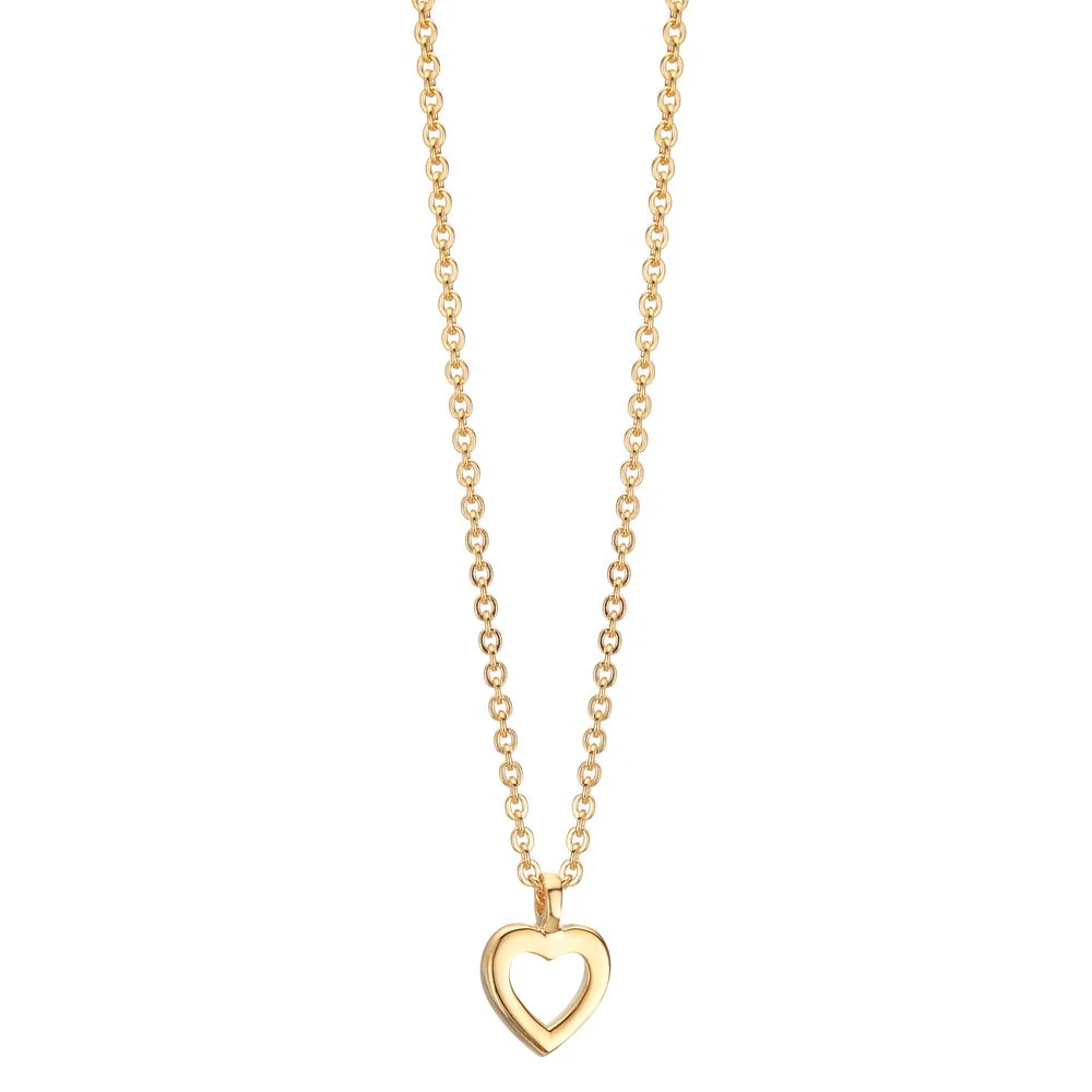 Collana Oro giallo 375/9K Cuore 38-42 cm