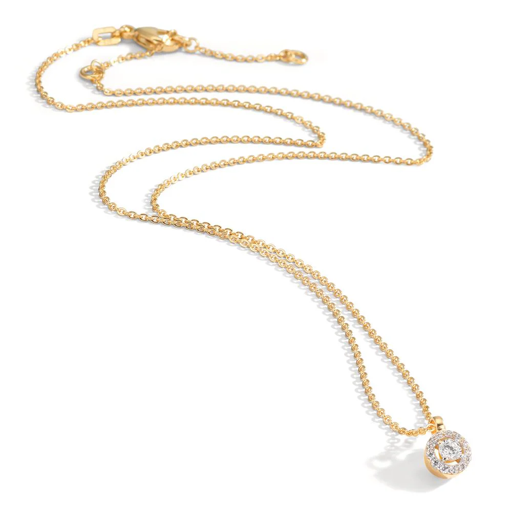 Collana Oro giallo 375/9K Zirconia 38-42 cm - Image 2