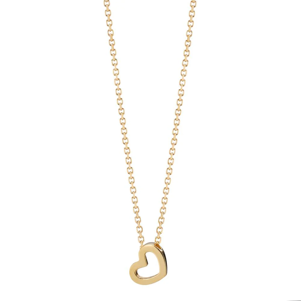 Collana Oro giallo 585/14 kt Cuore 39-42 cm