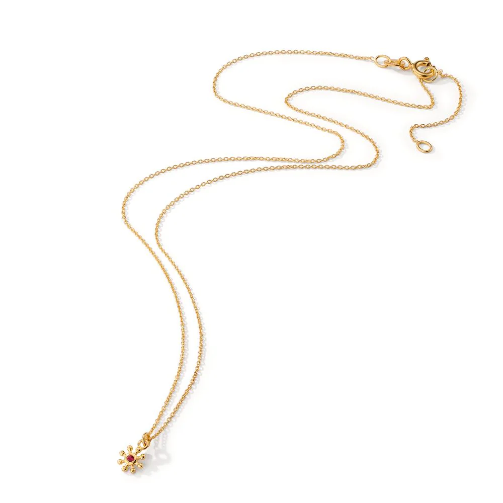 Collana Oro giallo 585/14 kt Rubino 0.014 ct 39-42 cm - Image 2
