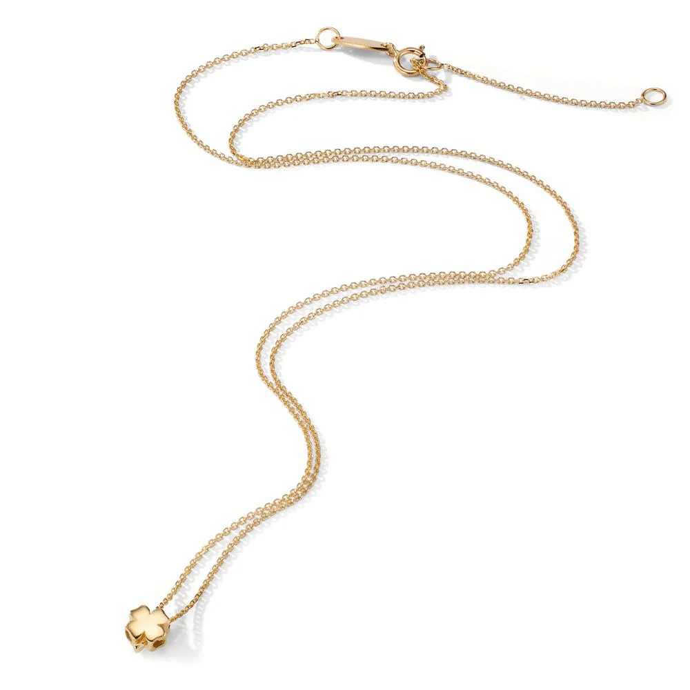 Collana Oro giallo 585/14 kt Trifoglio 39-42 cm - Image 2