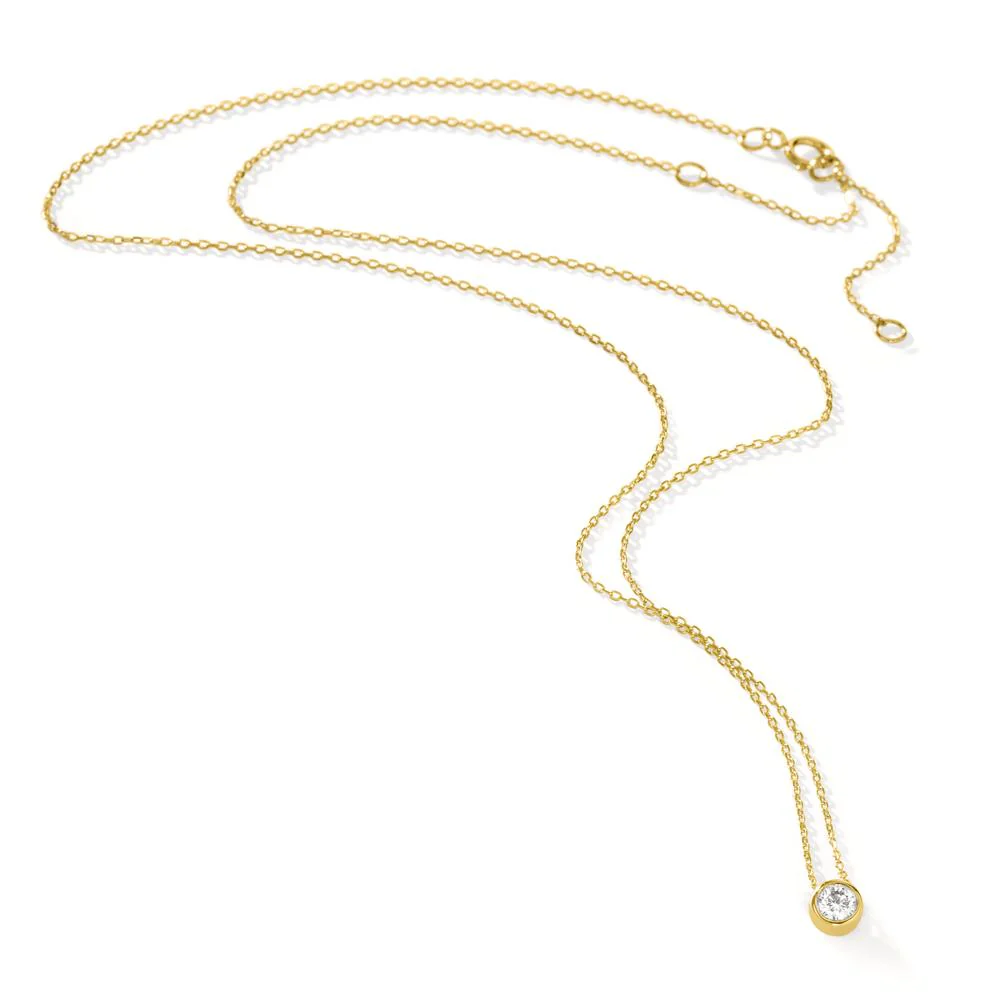 Collana Oro giallo 750/18 carati Diamante 0.10 ct, w-vsi 40-45 cm - Image 2