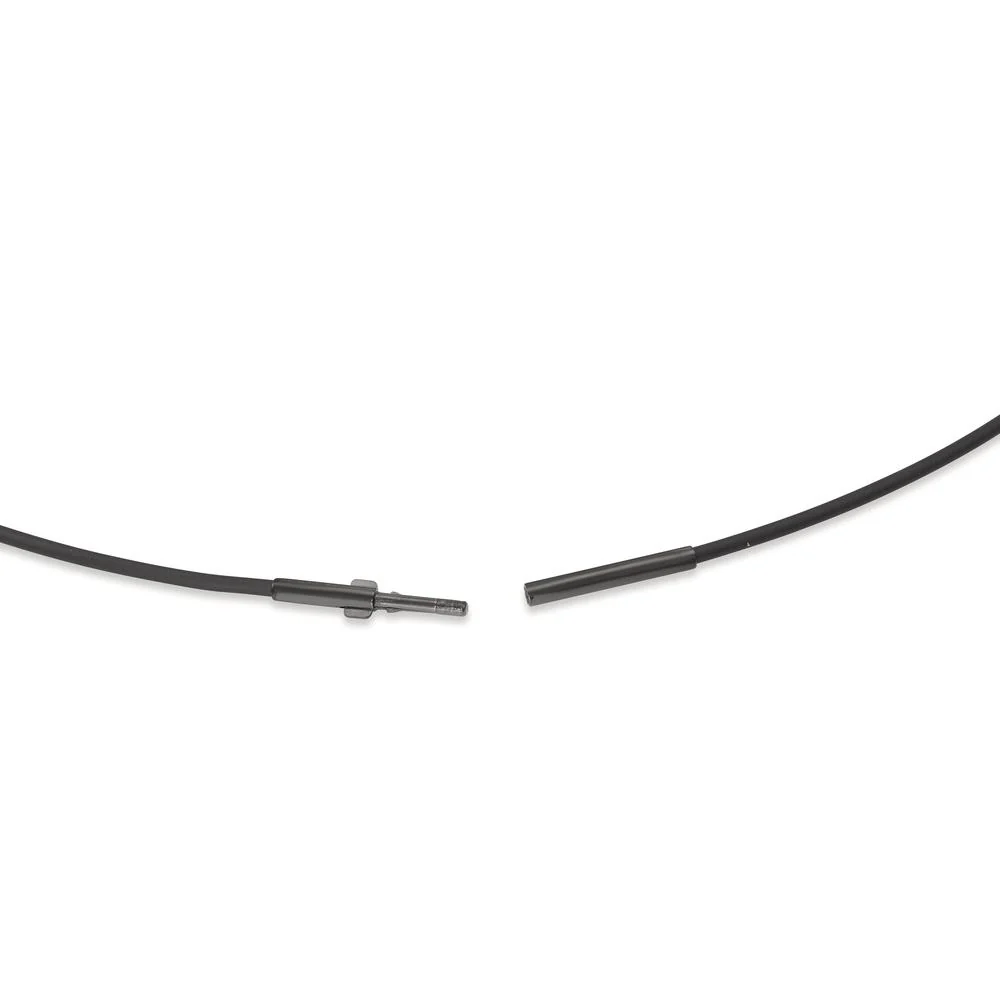 Collana Silicone, Acciaio inossidabile nero rivestimento IP 42 cm Ø1.4 mm - Image 2