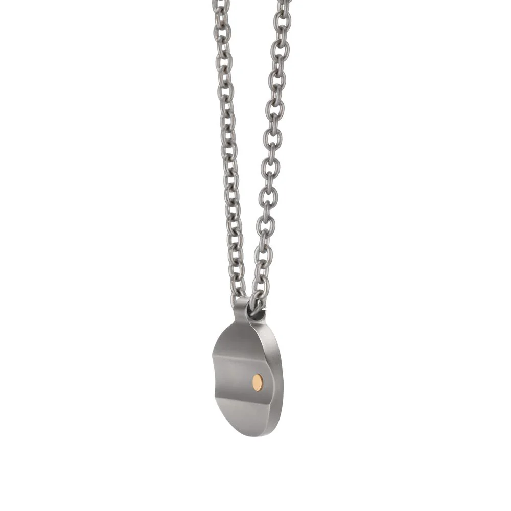 Collana Titanio, Oro giallo 750/18 carati 50 cm - Image 2