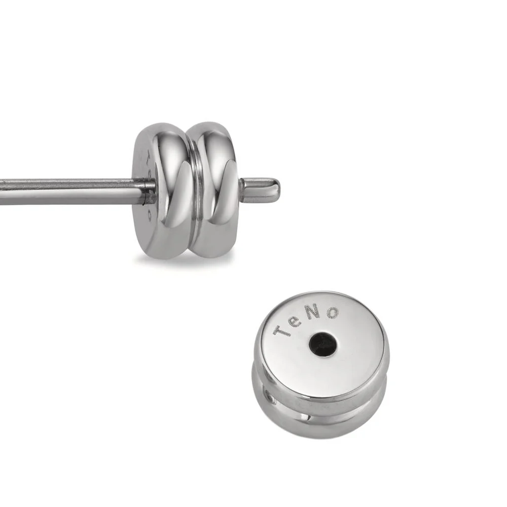 Orecchini a bottone 1 pz Acciaio inossidabile Ø8 mm - Image 5