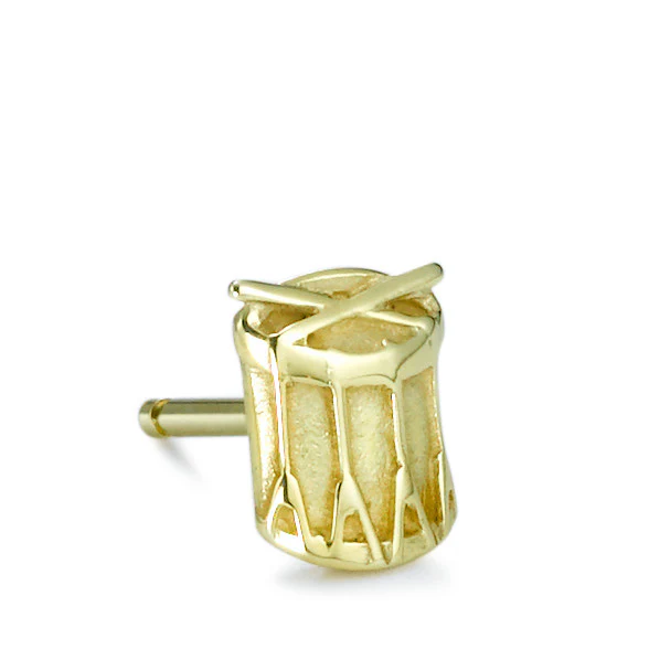 Orecchini a bottone 1 pz Oro giallo 585/14 kt