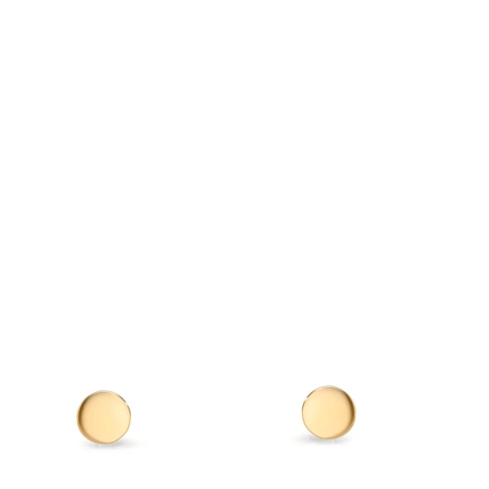 Orecchini a bottone Oro giallo 375/9K Ø3 mm - Image 2