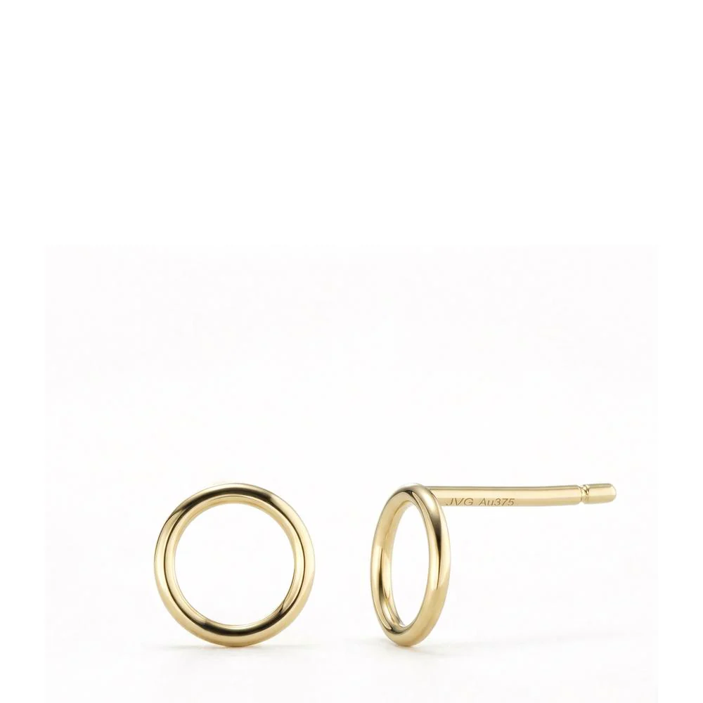 Orecchini a bottone Oro giallo 375/9K Ø7 mm