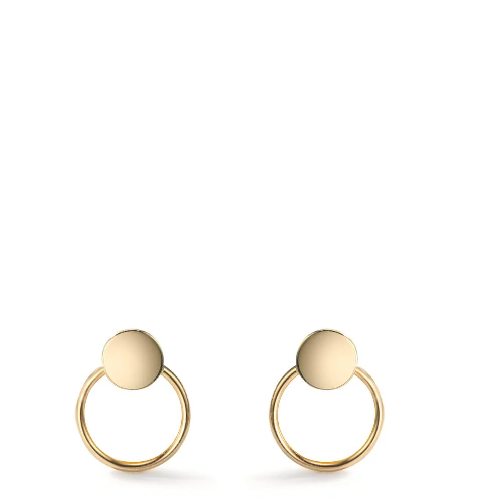 Orecchini a bottone Oro giallo 585/14 kt Ø7.5 mm - Image 2